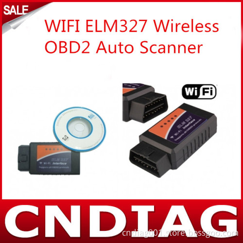 WiFi Elm327 Wireless OBD2 Auto Scanner Adapter Scan Tool for iPhone iPad iPod Special Price for Promotion